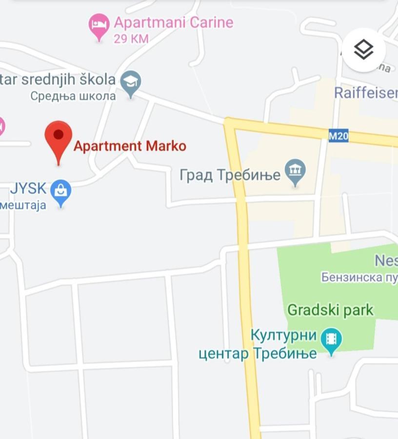 Apartment Marko Требинє Екстер'єр фото